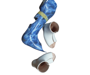 AFO - Ringförmige Fassung mit Liner ledergefüttert